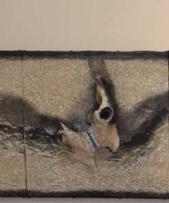 BULL. A unique work of art that fits over the couch. The Bull will add sophistication and glamor to your collection. $300.00