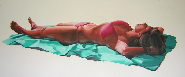 BEACH WOMAN CUTOUT