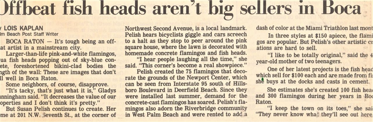 SUSAN PELISH – SOUTH FLORIDA ARTIST